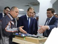 Вице-премьер РФ Мантуров прибыл в Арзамас Нижегородской области 