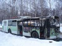 Троллейбус с пассажирами загорелся на ходу в Дзержинске 