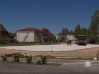 Спортплощадку начали строить в Володарске по нацпроекту «Жилье и городская среда» 