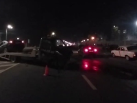 Иномарка врезалась в эвакуатор и отлетела в соседние авто в Московском районе 