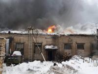 Крупный пожар произошел в административном здании в Семенове 29 января 