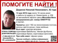 42-летний Николай Даданов пропал в Нижнем Новгороде 