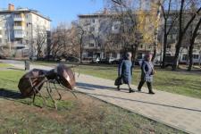 В Нижнем Новгороде на 90% завершено благоустройство сквера на улице Прыгунова 