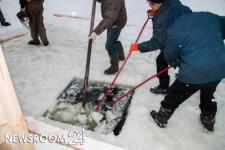 Место для Крещенского купания подготовлено на Гребном канале 