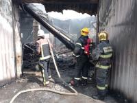 Цех на территории завода «РУМО» загорелся на 250 кв.м в Нижнем Новгороде  
