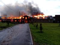 Конюшня загорелась вечером 8 июня в Дальнеконстантиновском районе 