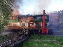 50 человек эвакуированы при пожаре в «Усадьбе банной» в Нижнем Новгороде 