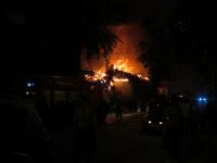 Расселенный барак горел на Бору 