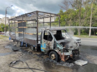 «Газель» загорелась в Канавинском районе вечером 22 июня 