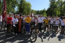 Опубликованы фото с прошедшего в Нижегородской области велопробега "Дорога Минина" 