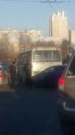 Иномарка врезалась в маршрутку на Гордеевском виадуке в Нижнем Новгороде 