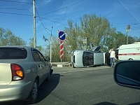 ДТП парализовало движение у Канавинского моста в Нижнем Новгороде 11 мая 