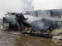 Пожар произошел на складе в Балахне 25 ноября 