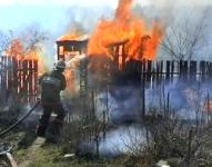 В Нижегородской области сгорели четыре бани 