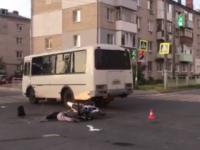 Мотоциклист погиб при столкновении с автобусом в Кстове 