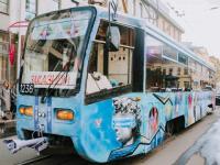 Восстановленный арт-трамвай выйдет на маршрут в Нижнем Новгороде в мае 