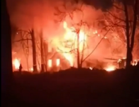 Дом под снос сгорел на Новосолдатской в Нижнем Новгороде 17 апреля  