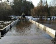 Мост через Линду на Бору затопило в Нижегородской области 15 апреля   