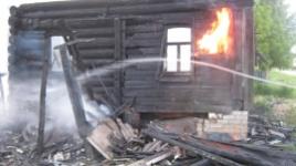 Дом сгорел в Княгининском районе 8 июля 