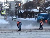 Улицу Ковалихинскую в Нижнем Новгороде затопило из-за прорыва трубы 16 февраля  