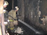 Дом горел в Нижегородской области 