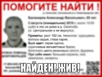 Пропавший в Нижегородской области 65-летний Александр Балакирев найден 