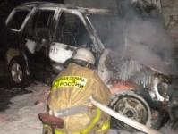 Автомобиль загорелся в Дзержинске 
