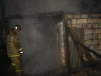 Баня сгорела в Нижегородской области 