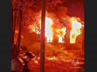 Прощание с погибшей при пожаре семьей из 5 человек пройдет в Сергаче 