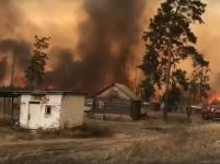 Пожар в Сарове перекинулся на городскую зону ЗАТО  