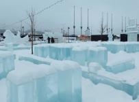 Ледовый лабиринт начали строить на Ярмарке в Нижнем Новгороде 