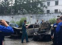 Пьяный мужчина поджег свой автомобиль в Богородске 