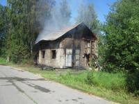 Гараж подожгли в Нижегородской области 