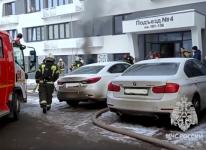 Офисное здание тушили на улице Горького в Нижнем Новгороде 