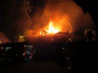 Дачный дом сгорел в СНТ «Спутник» в Нижегородском районе  