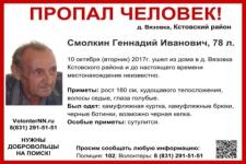 78-летнего Геннадия Смолкина разыскивают Кстовском районе 