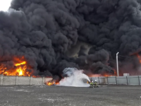 Гострудинспекция выясняет обстоятельства пожара на складе в промзоне Дзержинска 