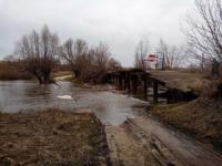 Низководный мост и автодорогу затопило в Нижегородской области 