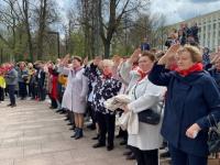 Торжественная линейка в честь 100-летия пионерии состоялась в Нижегородском кремле 