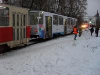 Трамвай сбил пешехода в Нижнем Новгороде 