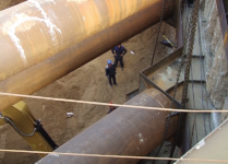 Около 10 000 кубометров грунта вывезли из котлована под метро на Сенной 