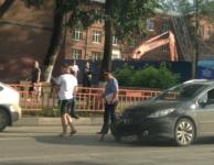 Авария парализовала движение на улице Белинского в Нижнем Новгороде 