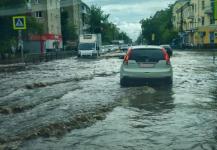 Несколько улиц Дзержинска оказались под водой из-за дождей 