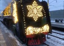 «Поезд Деда Мороза» сделал остановку в Нижнем Новгороде 