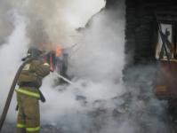 Полностью сгорел жилой дом площадью 200 кв. метров в Борском районе 8 марта 