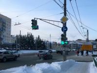 Работу светофора изменили в центре Сормова в Нижнем Новгороде 