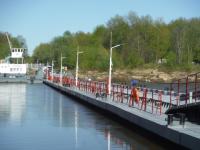 Наплавной мост через Суру в Пильнинском округе отремонтировали раньше срока 