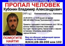 46-летнего Владимира Кубонина ищут в Нижегородской области 