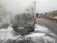 Грузовой автомобиль горел в Нижнем Новгороде 