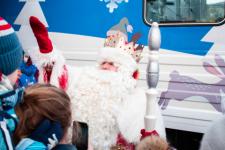 Поезд Деда Мороза побывал на Московском вокзале в Нижнем Новгороде 